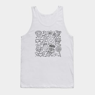 Food Abstract Tank Top